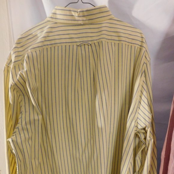 Two Men's Dress Shirts American Rag & J. Crew Striped Button Down Size XXL - Picture 7 of 8